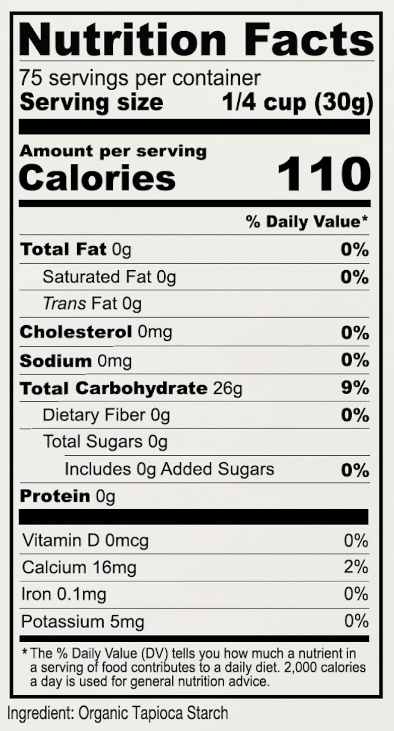 Anthony's Organic Tapioca Flour Starch