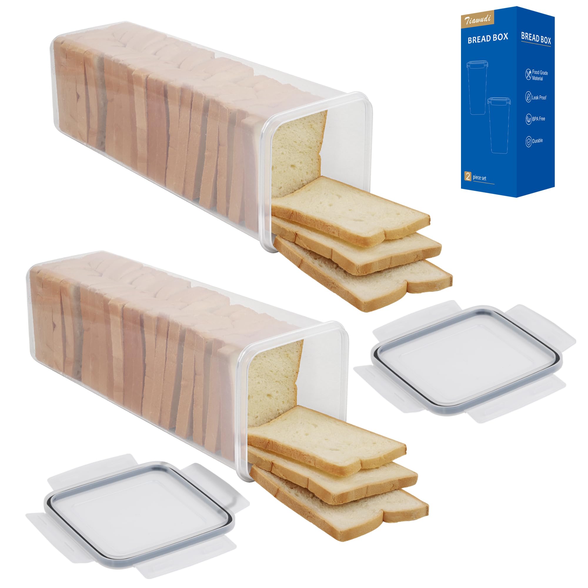 Airtight Bread Storage Containers