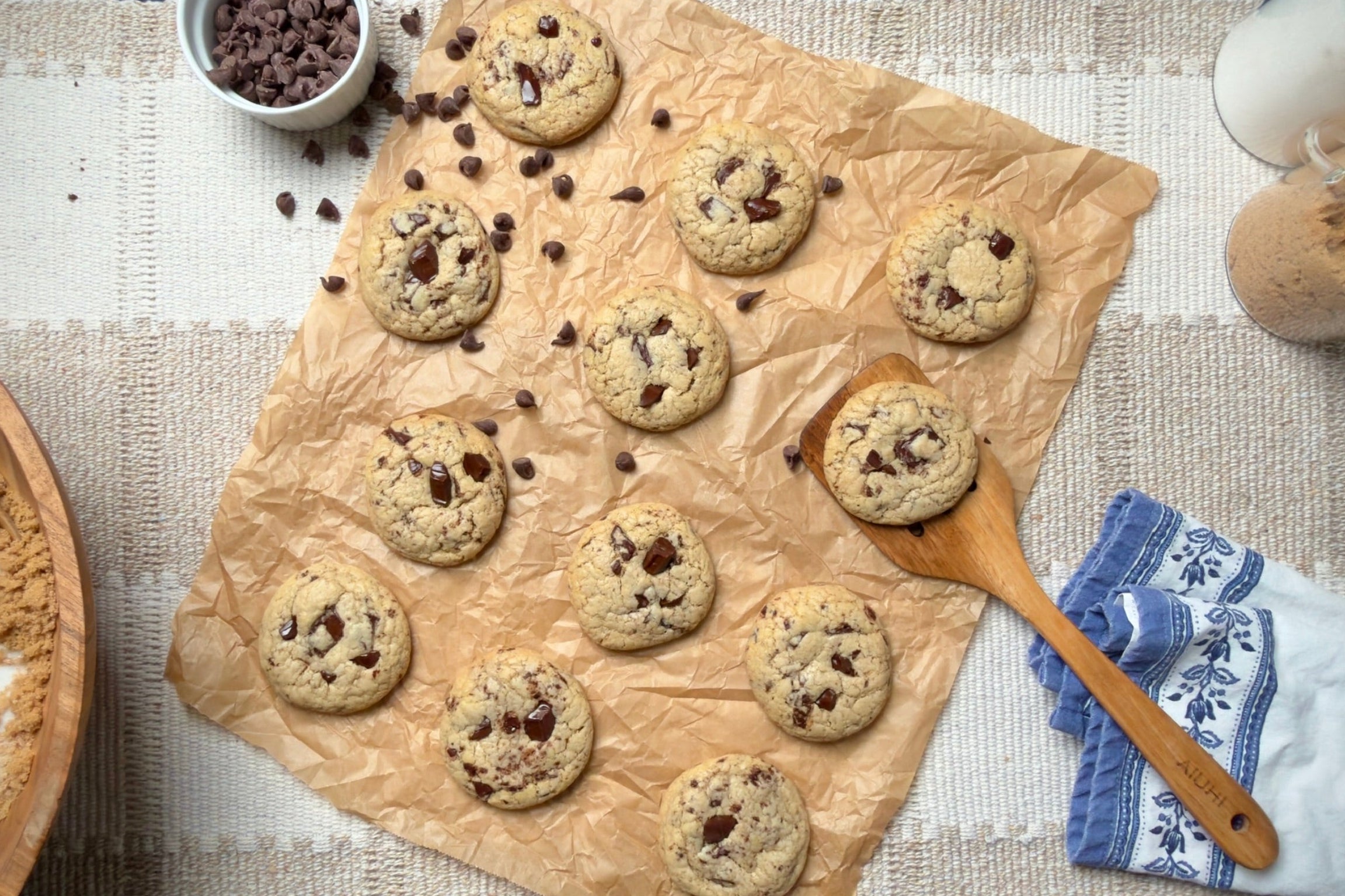 Gluten Free Chocolate Chunks Cookies (12 cookies)